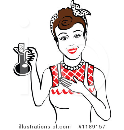 Housewife Clipart  1189157 By Andy Nortnik   Royalty Free  Rf  Stock