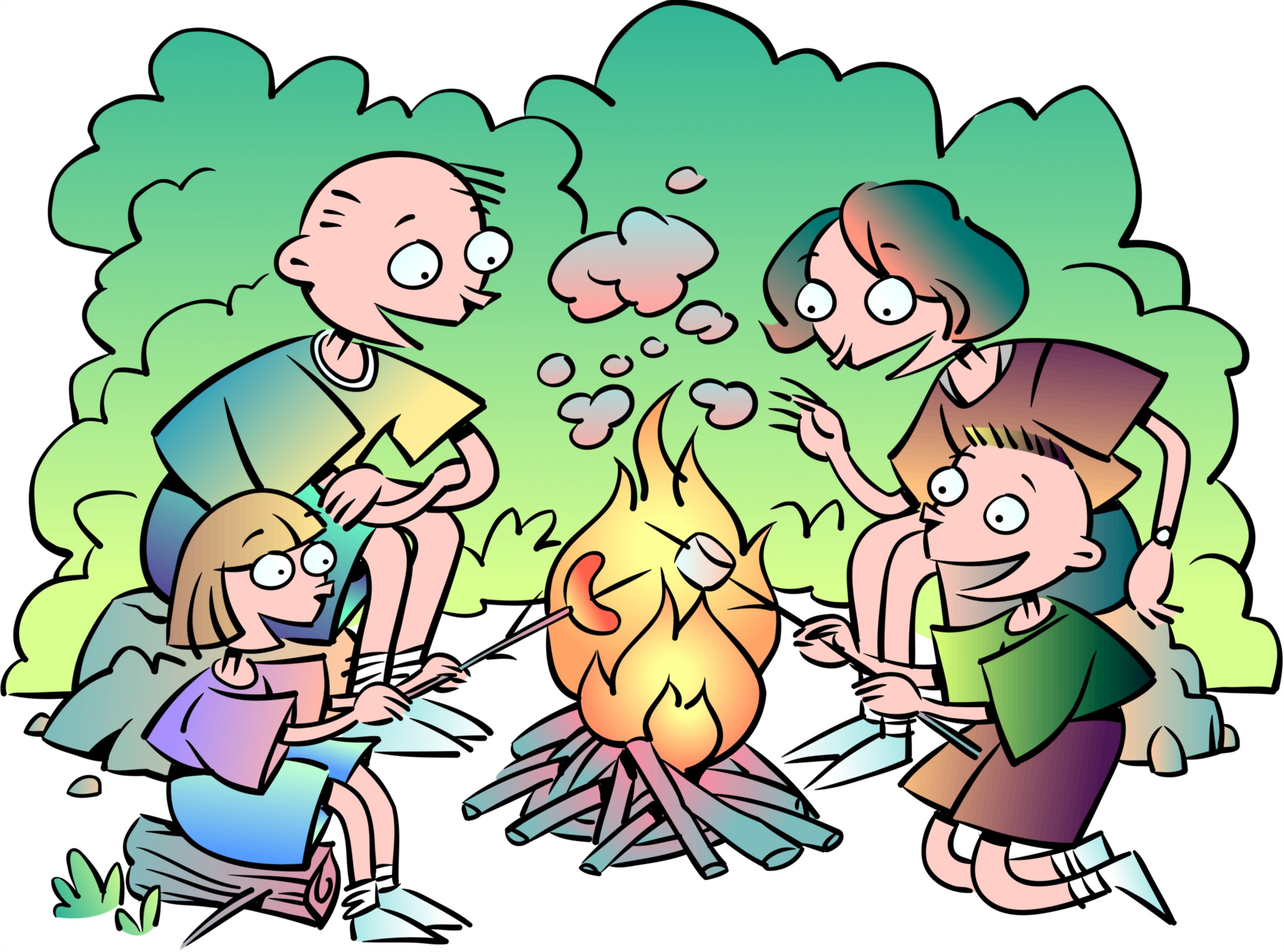 Kids Camping Clipart   Picture Gallery