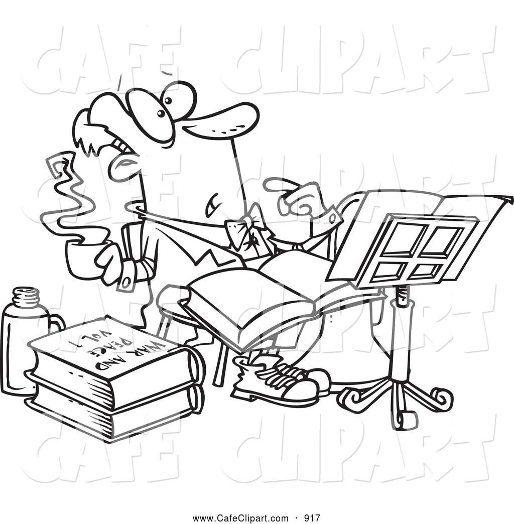 Larger Preview  Vector Cartoon Clip Art Of A Coloring Page Sketch Of A