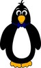 Penguin Clipart Image  Cute Little Cartoon Penguin Wearing A Bow Tie