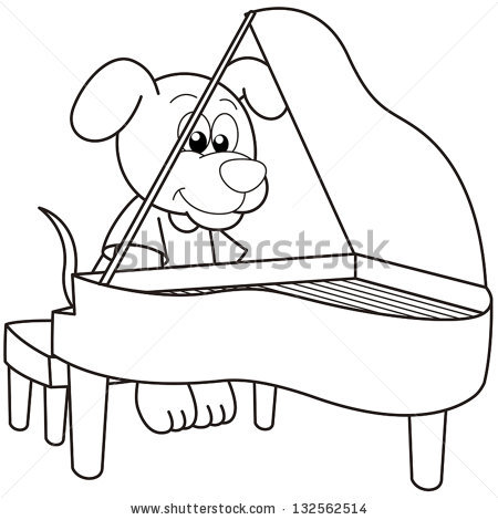 Piano Black And White   Clipart Panda   Free Clipart Images
