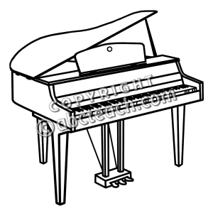Piano Clip Art Black And White   Clipart Panda   Free Clipart Images