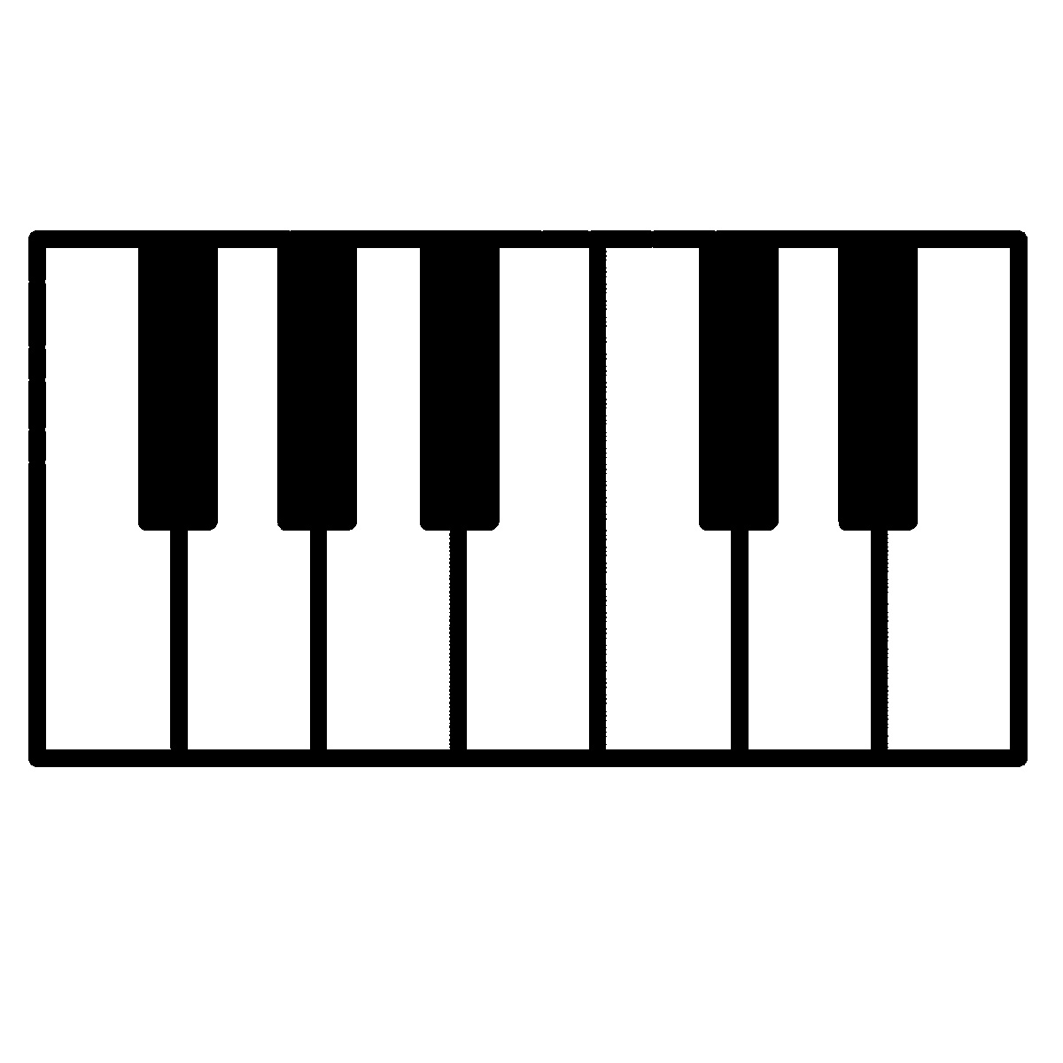 Piano Clipart Black And White   Clipart Panda   Free Clipart Images