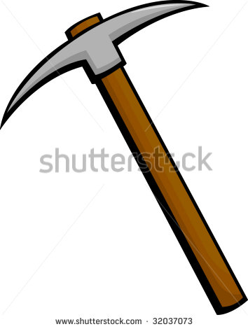 Pickaxe Mining Tool Stock Vector Illustration 32037073   Shutterstock