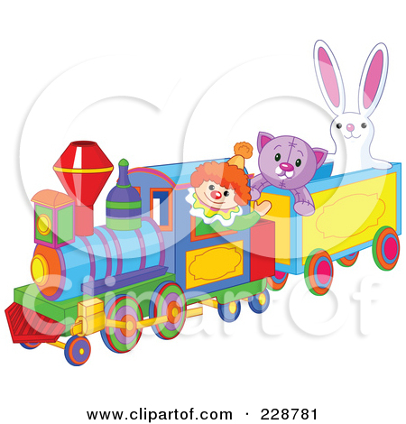 Royalty Free  Rf  Clipart Illustration Of A Female Birthday Clown With