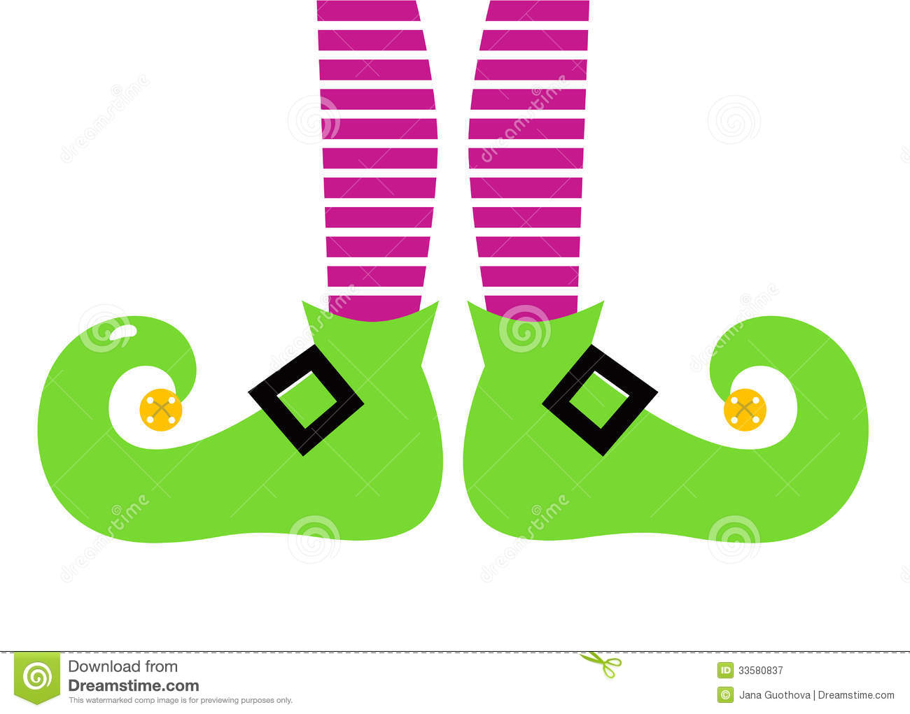 Stock Photography  Cute Cartoon Colorful Elf Legs  Image  33580837