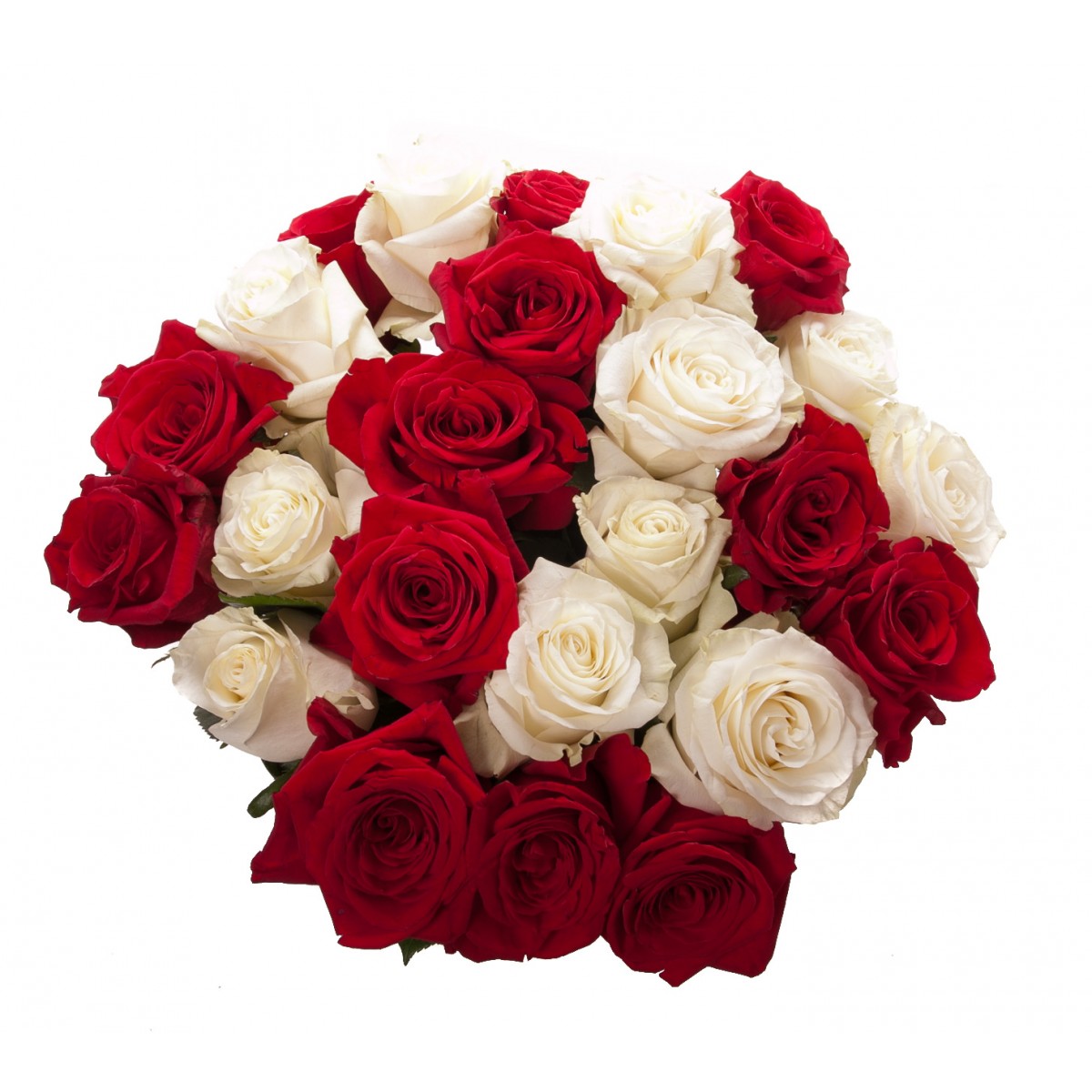 Valentine S Day Rose Bouquet  Red And White   Flower Muse