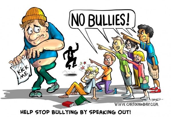 Anti Bullying Cartoons   Stop Bullying Cartoon Speak Up