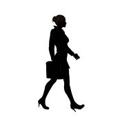 Career Woman Briefcase Illustrations And Clipart