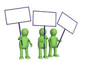 Demonstration   Clipart Graphic