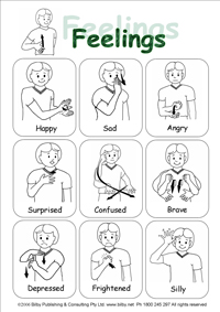 Feelings A Quick Reference Sheet For Emotions Or Feelings Particularly