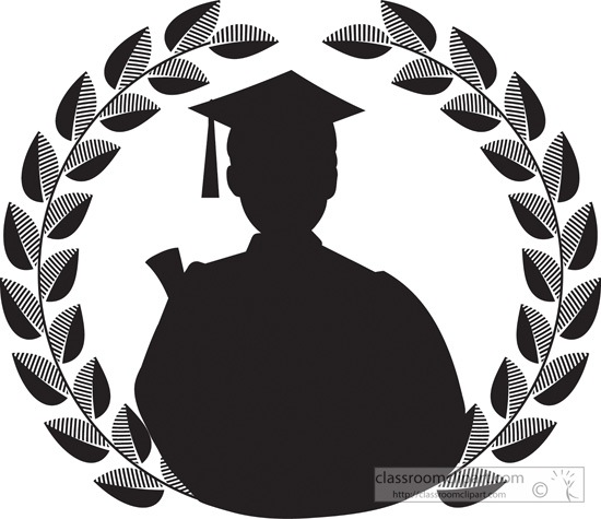     Graduation Silhouette Clip Art 6675 X 4570 1090 Kb Png Graduation Cap