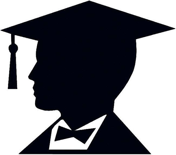 Graduation Silhouette   Clipart Best