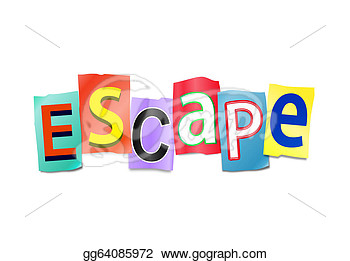 Letters Arranged To Form The Word Escape Clipart Gg64085972 Csp 72soul