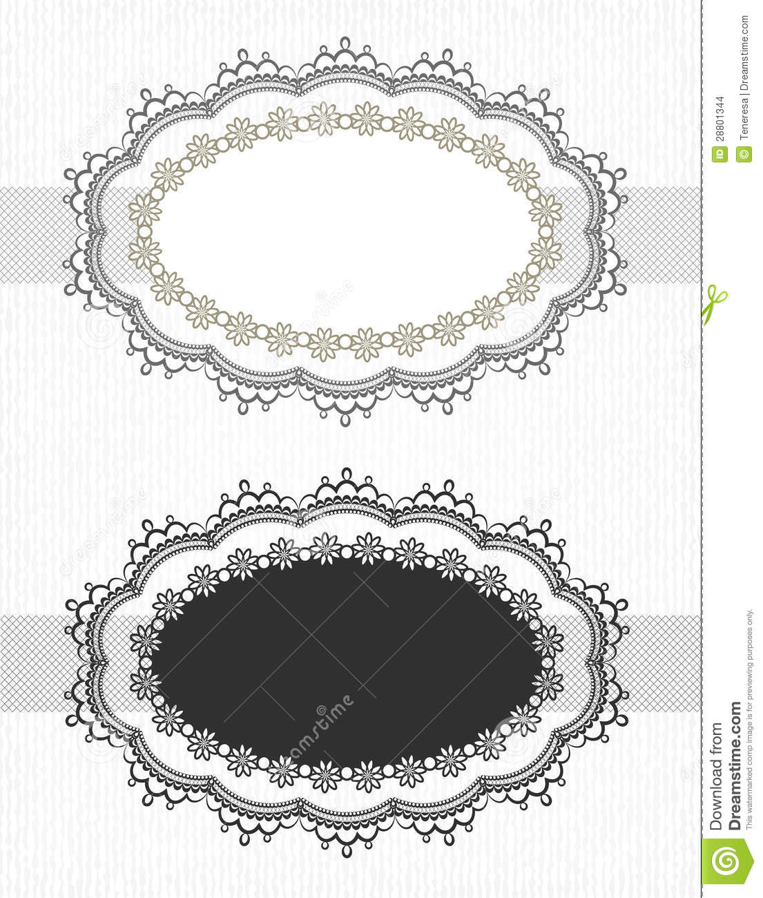 More Similar Stock Images Of   Vintage Lace Borders Set  