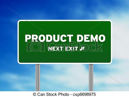 Product Demonstration Clip Art Stock Photo   Product Demo