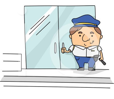 Royalty Free Security Guard Clipart Illustration 1059400