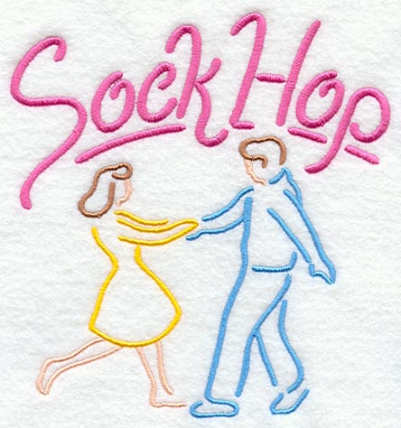 Sock Hop Neon Sign