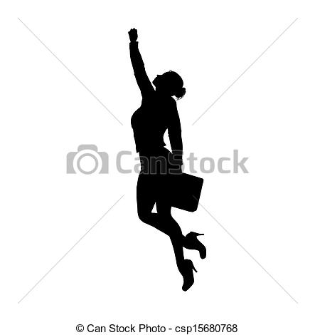 Stock Illustration Of Business Woman   Business Woman With Briefcase