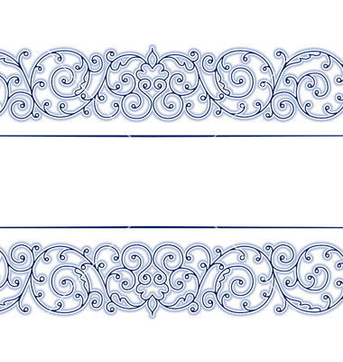 Stylish Vintage Lace Border In Vector Art   Download Background
