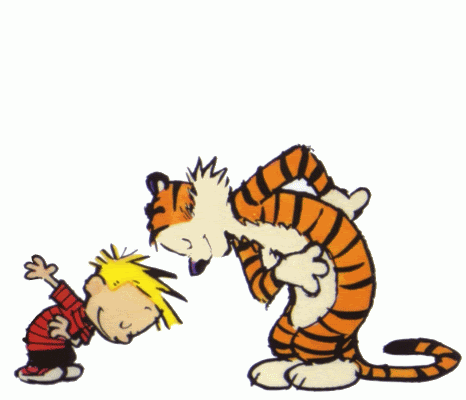     And Hobbes Dancing By Calvin And Hobbes Happy Dance Calvin And Hobbes