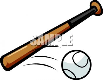     Ball Clipart 0511 0901 0218 0808 Baseball Bat And Moving Ball Clipart