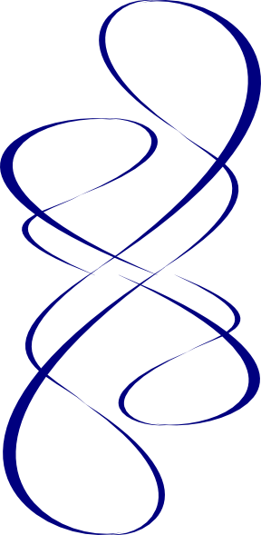 Blue Swirl Wind Clip Art At Clker Com   Vector Clip Art Online