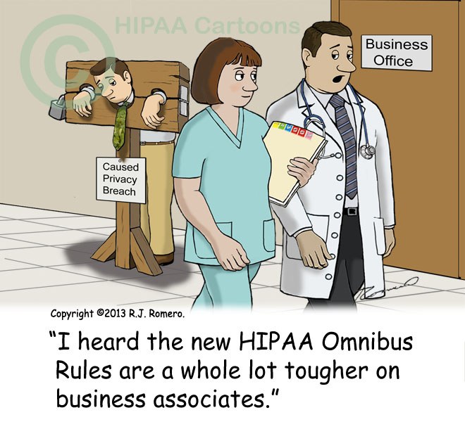 Cartoon Doctor Says New Hipaa Omnibus Rules Are Tougher On Business