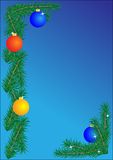 Christmas Blue Border Frame Stock Vectors Illustrations   Clipart
