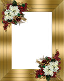 Christmas Border Gold Stock Vectors Illustrations   Clipart
