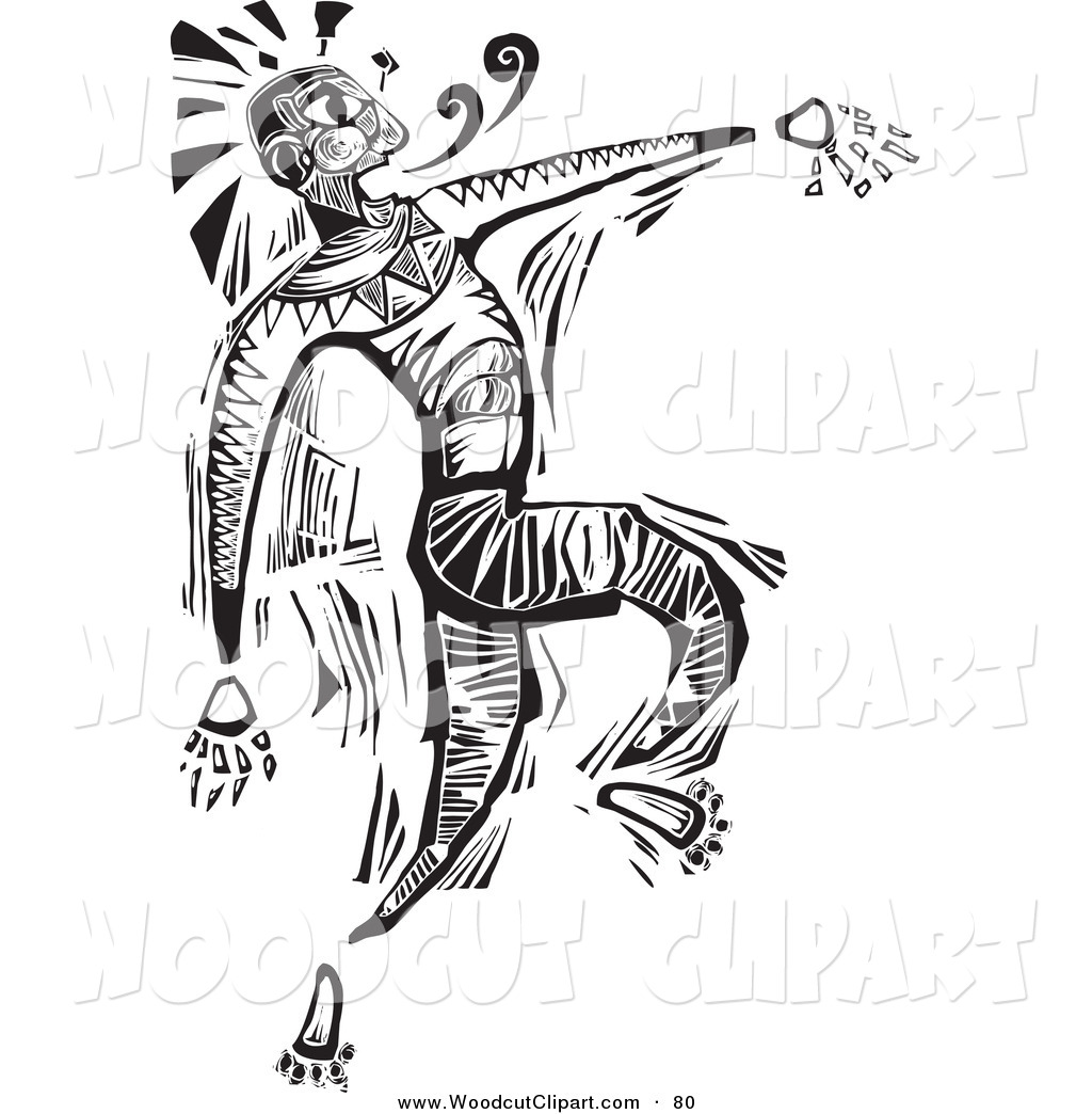 Dancing Clip Art Black And White