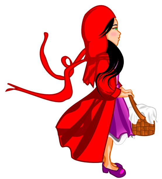 Free To Use   Public Domain Red Riding Hood Clip Art