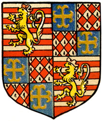 Heraldry Clipart   A Shield From A Roll Of Arms From A Jousting