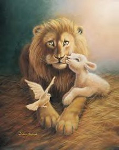 Jesus Lion And Lamb