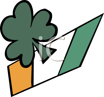 Royalty Free Ireland Flag Clipart