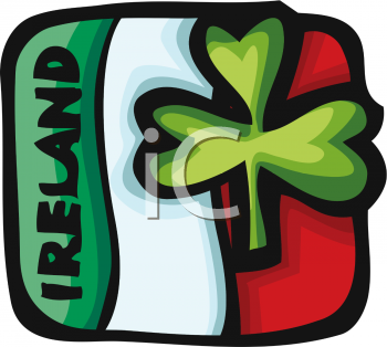 Royalty Free Ireland Flag Clipart