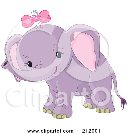 Royalty Free  Rf  Baby Elephant Clipart Illustrations Vector