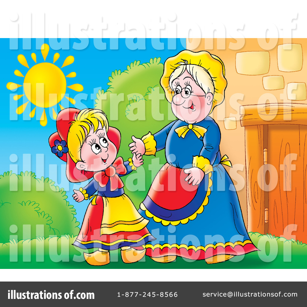 Royalty Free  Rf  Little Red Riding Hood Clipart Illustration By Alex