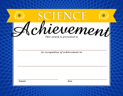 Science Achievement Clipart This Science Achievement Certificate Is