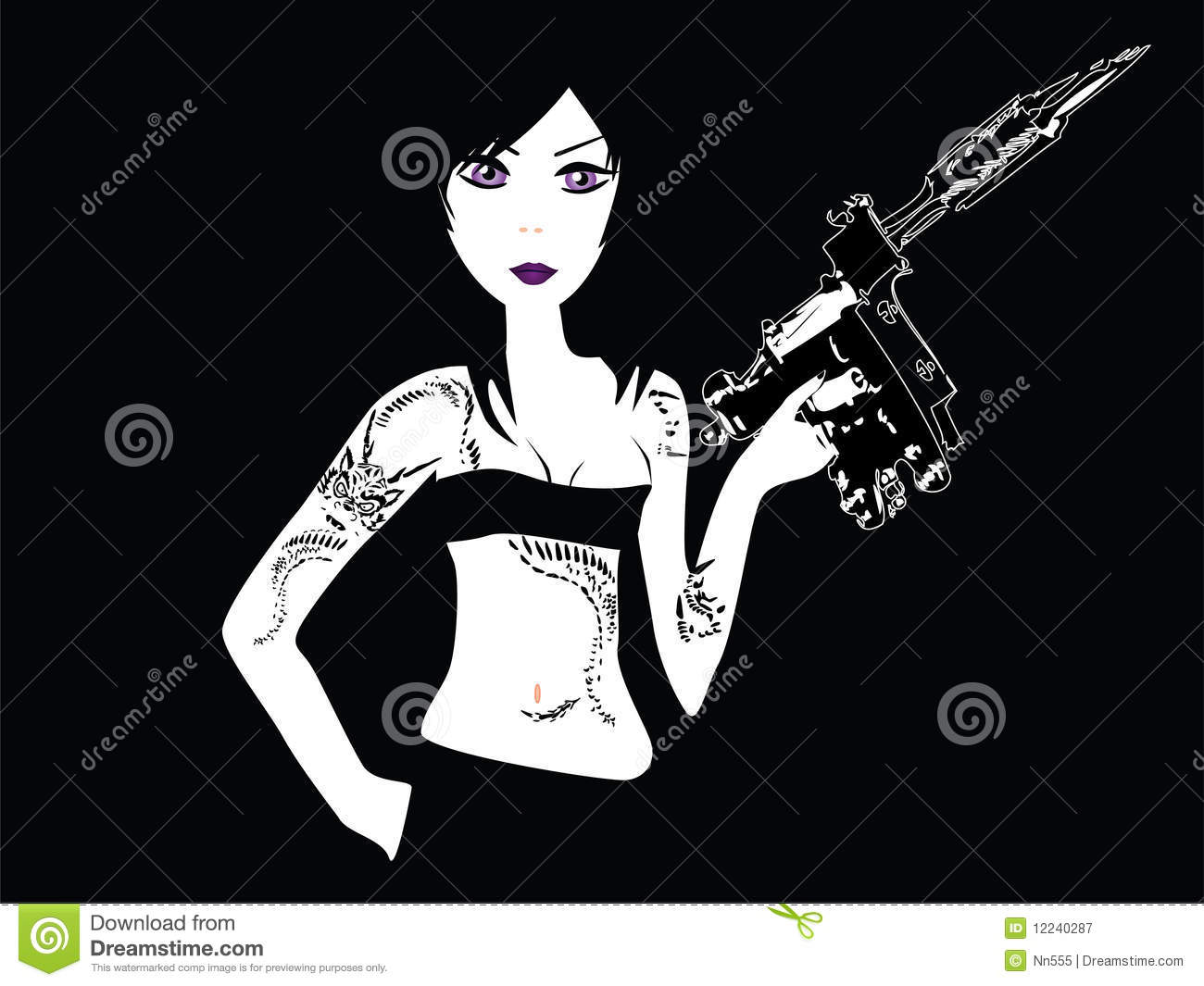 Tattoo Artist Royalty Free Stock Photography   Image  12240287