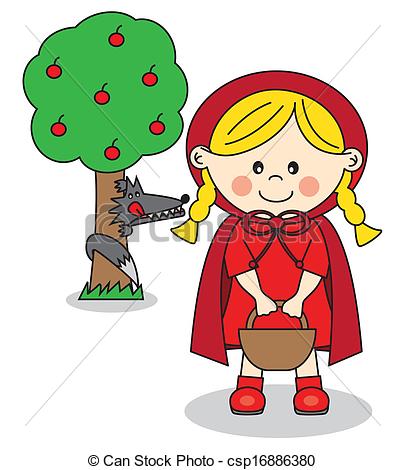 Vector   Little Red Riding Hood   Stock Illustration Royalty Free