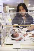 Baby In Hospital Nursery Newborn Babies Sleeping In Hospital Nursery    