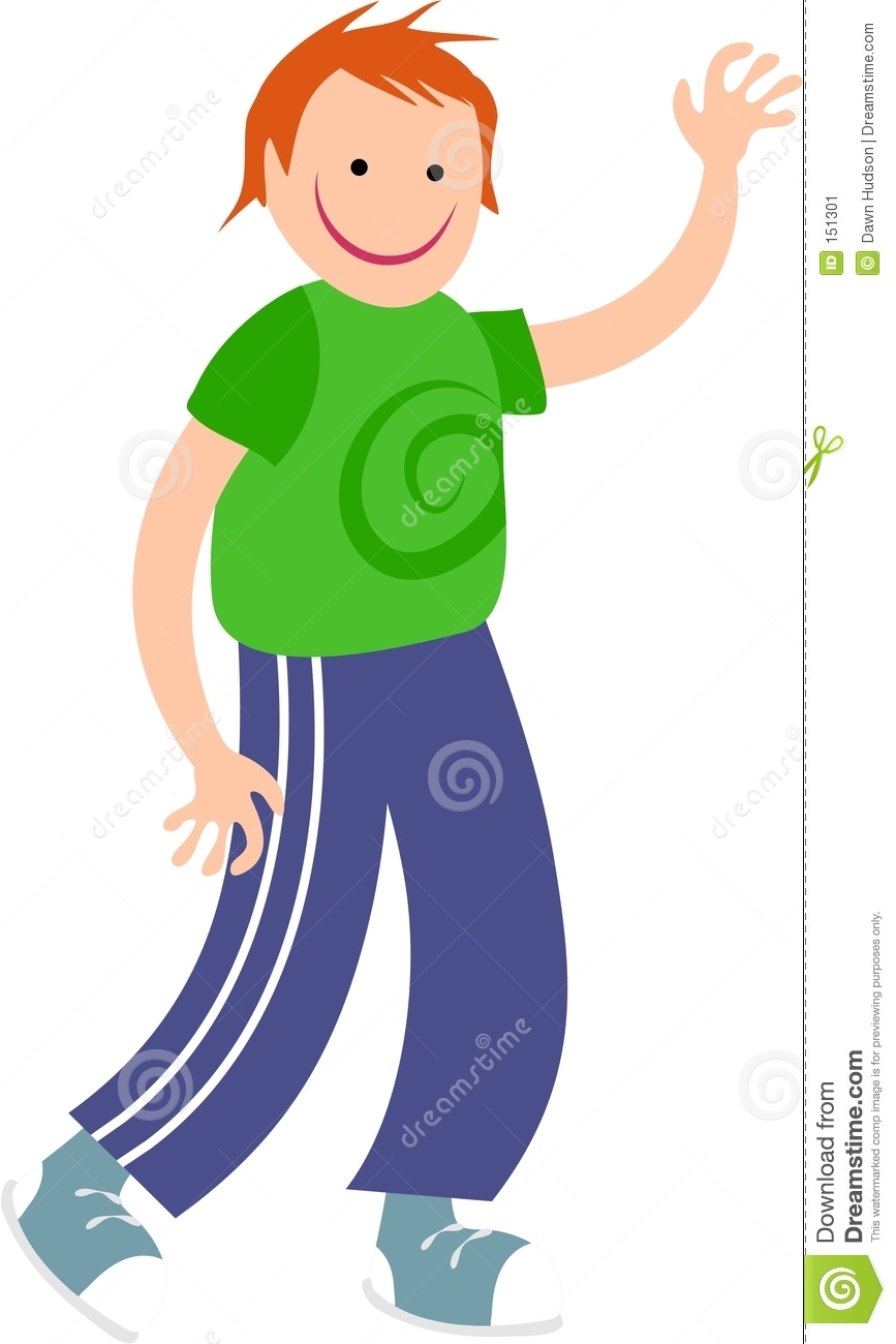 Boy Waving Stock Image   Image  151301
