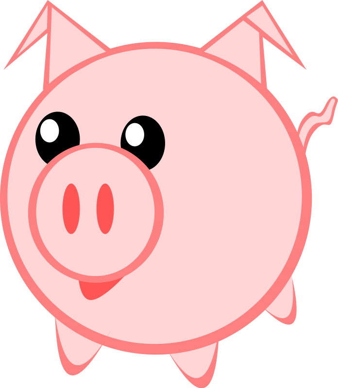Displaying  15  Gallery Images For Funny Pig Clipart