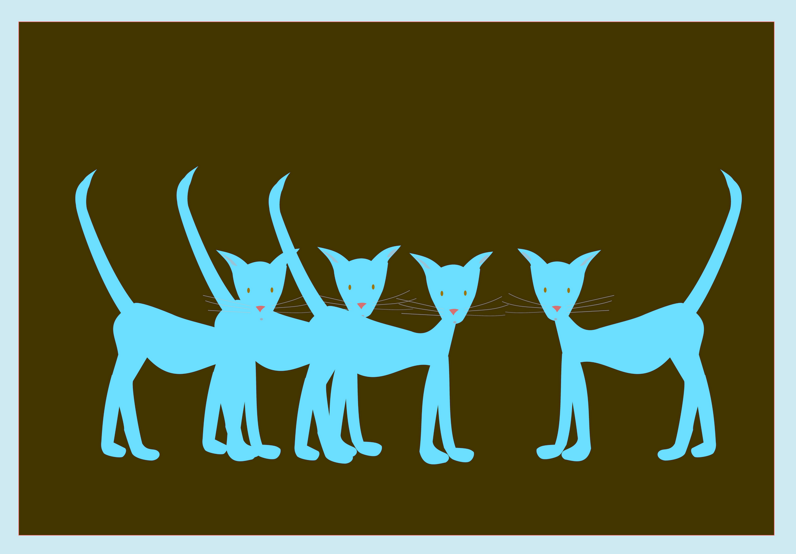 Free Cat Images  Free Blue Cat Clipart Graphic And Scrap Blue Cat Png