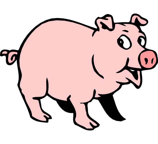 Free Pig Graphics   Funny Pig Pictures Clipart Cartoon