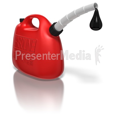 Gas Can With Oil Drip   Science And Technology   Great Clipart For