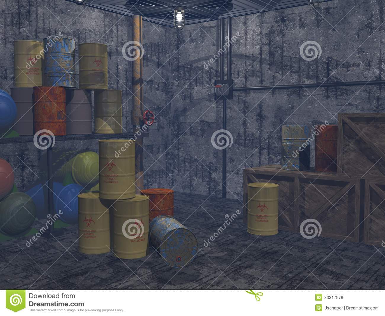 Hazardous Material Storage Facility Royalty Free Stock Image   Image
