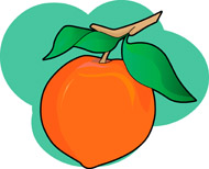 Peach Clip Art Http   Classroomclipart Com Clipart Clipart Fruits Htm