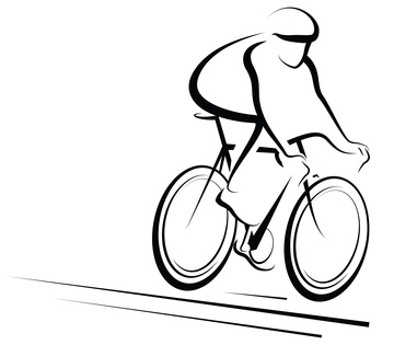 Racing Bicycle Clipart